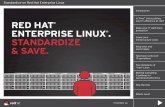 Standardize on Red Hat Enterprise Linux · 2012. 10. 3. · you create a strategic platform for your IT that delivers exceptional efficiency gains, innovation, and value over the