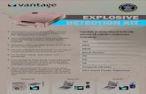 EXPLOSIVE DETECTION KIT - Vantage Security...EXPLOSIVE DETECTION KIT The Explosive Detection Kit (EDK) has potential application in detection of traces of explosives from the debris