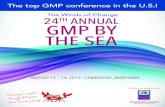 The Winds of Change TH ANNUAL GMP BY THE SEA...other things, she provides ongoing training on the topic of Data Integrity Investigations to FDA as well as to WHO, MHRA, EMA, PIC/S,