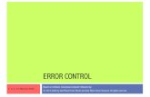 ERROR CONTROL - paloalto.unileon.espaloalto.unileon.es/cn/lect/CN-Ch1-2018-Section5.pdf · Horizontal parity ¨1 bit of redundancy ¤Normally used for 7-bit data (ASCII characters,