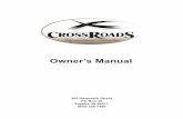 Owner’s Manual - Crossroads RVOwner’s Manual 305 Hawpatch Street PO Box 40 Topeka, IN 46571 (855) 226-7496