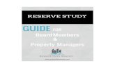 2019 Reserve Study Guidebook for HOA Boards & Property ......Title 2019 Reserve Study Guidebook for HOA Boards & Property Managers Author Joel Tax Subject Reserve Study Guidebook Keywords