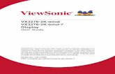 VX3276-2K-mhd/ VX3276-2K-mhd-7 Display - ViewSonic...window. There you can verify your ViewSonic monitor has been recognized by your PC in the ‘Color Management’ section of your
