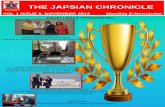 THE JAPSIAN CHRONICLE - APS Jalandharapsjalandhar.com/Newsletternov.pdf · 2019. 12. 15. · Arjun Shukla and Arshu bagged the Second Place in Riddle Solving. Ankit Kumar was placed