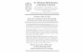 St. Michael s Orthodox Christian Church · 2013. 5. 26. · St. Michael ˇs Orthodox Christian Church 1182 Ashland St., Greensburg, PA 15601 Diocese of Charleston, Oakland and the