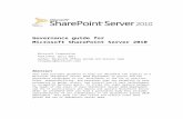 Microsoftdownload.microsoft.com/.../shareptservgovernance.doc  · Web viewThis book provides guidance to help you determine the aspects of a Microsoft SharePoint Server 2010 deployment
