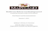 Health Care Reform Coordinating Councilmsa.maryland.gov/megafile/msa/speccol/sc5300/sc5339/...Health Care Reform Coordinating Council Created by Executive Order 01.01.2010.07 Final