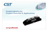 POWER MODULES Product Overview & Applications · Induction Cap Sealer. Theatrical Dimmers. Additional Applications. 34 • Fewer items to: – Specify – Purchase – Stock • Faster