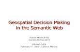 Geospatial Decision Making in the Semantic Web · /Introduction - 2 - Semantic Technologies Institute International Research in: – Knowledge representation – Semantic Web –