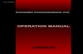 GRT1-CRT Operation Manual · Introduction v Introduction Thank you for buying a SmartSlice CompoNet Communications Unit. The CompoNet Communications Unit is an interface unit which
