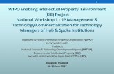 WIPO Enabling Intellectual Property Environment (EIE ... · Mark Kearns, Technology Scout mark.kearns@basf.com 01/13/15 RSC called and left voicemail: who to contact regarding new