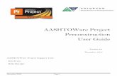 AASHTOWare Project Preconstruction User Guide...For Region/account changes your new RE must submit a request via the CA Desk Catalog and indicate your new Region for AASHTOWare Project