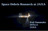 Space Debris Research at JAXA · 3/1/2019  · Space Debris Modelling 4 Capture Debris collision risk by “TURANDOT” (1) Debris evolutionary model NEODEEM (Near-Earth Orbital Debris