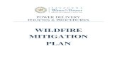 WILDFIRE MITIGATION PLAN - Pasadena, California...PWP’s efforts to mitigate catastrophic wildfires align with the City’s goals to provide safe and reliable service to the citizens