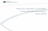 Internal migration estimates methodology document: June 2016 · Internal migration methodology June 2016 Office for National Statistics 3 1. Introduction 1.1 Purpose This document