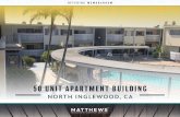 50 UNIT APARTMENT BUILDING...INVESTMENT OVERVIEW THE OPPORTUNITY Matthews Real Estate Investment Services is proud to offer this 50-unit apartment community for sale in the desirable