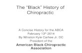 The “Black” History of Chiropracticabcachiro.com/wp-content/uploads/2014/02/ABCA-History... · 2019. 10. 12. · Recruitment = Secret Weapon Mr. Mackel Harris . ABCA Joins the