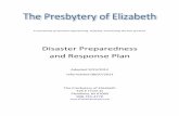 Disaster Preparedness and Response Plan revised 08 07 2013elizabethpresbytery.org/wordpress/wp-content/uploads/... · 2013. 8. 7. · Plainfield,(NJ(07060(908H755H3776(!! 2(! Index!!