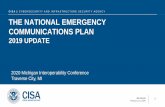 The National Emergency Communications Plan (NECP) 2019 … · 2020. 2. 18. · SCIP Goals Statewide System upgrades i3 Standards Best Practices/Lessons Learned. Jim Jarvis February