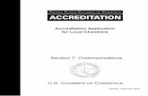 Accreditation Application for Local Chambers · The mission of the Accreditation program is to establish a standard of organizational competency and an objective set of criteria for
