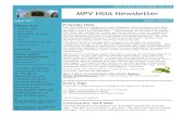 MPV HOA Newsletter 8 MPV HOA... · 2017. 8. 1. · - Know someone that wants to advertise here? Maybe someone doing work for you. Have them contact Carole or Leland Management for
