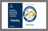 Kentucky KPREP Spring 2021 Item Review Committee Content … · 2020. 9. 8. · July 14-15. Training sessions for Reading and Editing and Mechanics reviewers; July 17. ABBI access