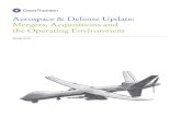 Aerospace & Defense Update: Mergers, Acquisitions and the … · 2018. 1. 19. · Aerospace & Defense Update: Mergers, Acquisitions and the Operating Environment 1 M&A update Merger