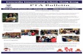Concordia International School, Hong Kong PTA Bulletin · 2018. 2. 6. · PTA Bulletin Issue 2/2017-18 (December 2017- February 2018) Home and School Together Concordia International