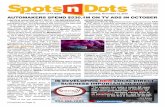 sales@spotsndots.com The Daily News of TV Sales Copyright … · 2019. 11. 12. · The Daily News of TV Sales @ PAGE 3 AUTOMAKERS SPEND $530.1M ON TV ADS IN OCT. (Continued from Page
