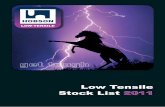 Low Tensile Stock List 2011 - Hobson€¦ · Allthread Accessories 8 Hex Nuts 10 Washers 14 Purlin / Fascia Assemblies 16 Hex Bolt & Nut 17 Hex Set Screw 24 Cup Head Bolt & Nut 26