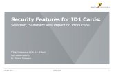 Security Features for ID1 Cards - ICMAicma.com/wp-content/uploads/2014/04/Roland_Gutmann_ICMA...8 April 2014 ICMA 2014 1 Security Features for ID1 Cards: Selection, Suitability and