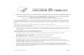 Administratiom of Child Welfare Services · 2019. 11. 26. · The provisions of Title IV-B, Subpart 1 ofthe Social Security Act and the provisions of the current approved Child and
