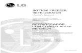 BOTTOM - PartSelect...LG Refrigerator/Freezer Warranty Period Product Parts Labor Refrigerator / Freezer 1 year 1 year [In-Home Service (Except Model GR-051)] Sealed System 7 years