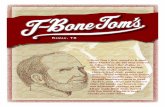 DDD - tbonetoms.comDDD Tom’s Choice 14 oz. Marinated Rib Eye 27.99 Denotes House Specialities • DDD Denotes featured items on Diners, Drive-Ins & Dives Denotes heart healthy •