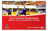 Sports and Competition Rules - AIA Onlineaiaonline.org/files/16521/unified-basketball... · AIA Unified Basketball Sports & Competition Rules Arizona Interscholastic Association 602.541.4058