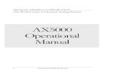 107-00092-001 AX5000 Manual - AMADA WELD TECH · 2 Document #107-00092-001 FOREWORD The purpose of this manual is to supply operating, maintenance and service personnel with the information
