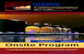 @WAAVP2019 @WAAVP 2019 Onsite Program www ......mentor of 59 graduate students, 44 of which earned a Ph.D. I am proud to be one of them. Your time in Madison will be busy. WAAVP 2019