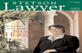 Lawyer SPRING 2004 STETSON · 2017. 12. 21. · 24 Stetson Lawyers Association Annual Reception, in conjunction with The Florida Bar Annual Meeting, Boca Raton JULY 2004 6 CLE: Discovery