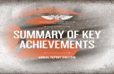 SUMMARY OF KEY ACHIEVEMENTS - Tsawwassen First Nationtsawwassenfirstnation.com/pdfs/TFN-About/... · summary of key achievements annual report 2015/2016. introduction this pamphlet
