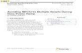 AN5148, Avoiding MPC574x Multiple Resets During Slow Power … · 2016. 11. 23. · Avoiding MPC574x Multiple Resets During Slow Power Ramp, Application Note, Rev. 0, 06/2015 Freescale