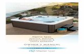 Alpine Spas · 2020. 9. 7. · Water Chemistry Terms You Should Know ... fetal damage during the early months of pregnancy, pregnant or possibly ... SEATTLE Pump 2 Water Feature Control