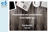 Dissemination and communication in the Digital age...Dissemination and communication in the Digital age Eran Ropalidis June 2018 Israel central bureau of statistics • Media and Press