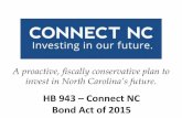 HB 943 Connect NC Bond Act of 2015 - UNC Greensboro · 2015. 11. 20. · HB 943 – Connect NC Bond Act of 2015 . Connect NC Bonds: Base v. H943(Enhanced) 2 Note: Connect NC – Base