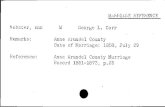 Mr.MI.AGE REFERENCE · Mr.MI.AGE REFERENCE Webster, Ann Remarks: Reference: M George L. Carr Anne Arundel County Date of Marriage: 1858, July 29 Anne Arundel County Marriage Record