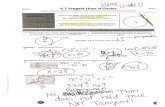 Tangent Lines - MS. MAHER'S MATHmahersmath.weebly.com/.../tangent_lines_20180409134742.pdfMath 3 6.7 Tangent Lines of Circles Unit 6 SWBAT solve for unknown variables uslng theorems