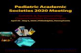 Pediatric Academic Societies 2020 Meeting2020.pas-meeting.org/wp-content/uploads/2020_PAS... · 2019. 5. 23. · PAS pre-registrants’ physical mailing addresses are made available,