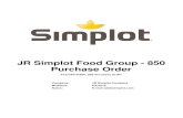 JR Simplot Food Group - 850 Purchase Ordertechsheets.simplot.com/EDI/850_FG_4010.pdf · 04/09/2018  · JR Simplot Company 850_FG_4010.ecs 1 V4010 850Purchase Order Functional Group=PO