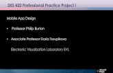 DES 420 Professional Practice Project I · 2013. 9. 15. · DES 420 Professional Practice Project I 1.00-1.20 - Brief Intro on Mobile Platforms and Dev. Tools 1.20-1.40 - Brief History