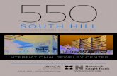 550 - LoopNet · 2018. 4. 11. · OVERVIEW 550 SOUTH HILL DOWNTOWN LOS ANGELES Iconic restaurant opportunity with an unparalleled 160 feet of frontage, dramatic ceiling heights and