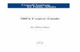 MPA Course Guideucagro.ucr.ac.cr/.../mpa_course_guide_2016.pdf · During two years of study, CIPA Fellows must satisfactorily complete at least sixteen semester-length
